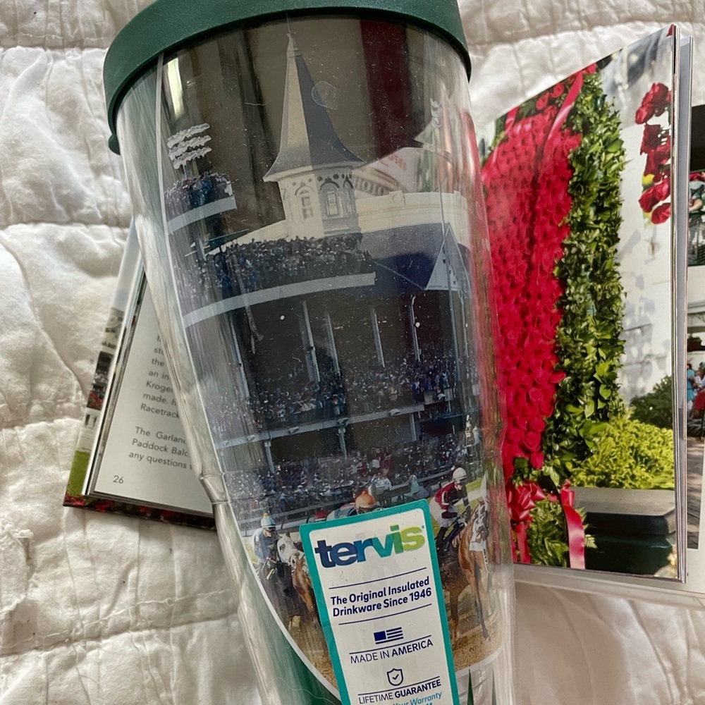 Tervis tumbler 24 Oz new KY Derby horse racing Churchill Downs